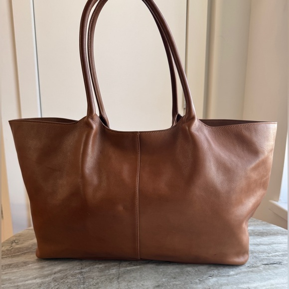 GABRIELA HEARST Mcewan Tote XL Oversized Brown Carryon Leather Bag Shopper Jumbo - Picture 3 of 16